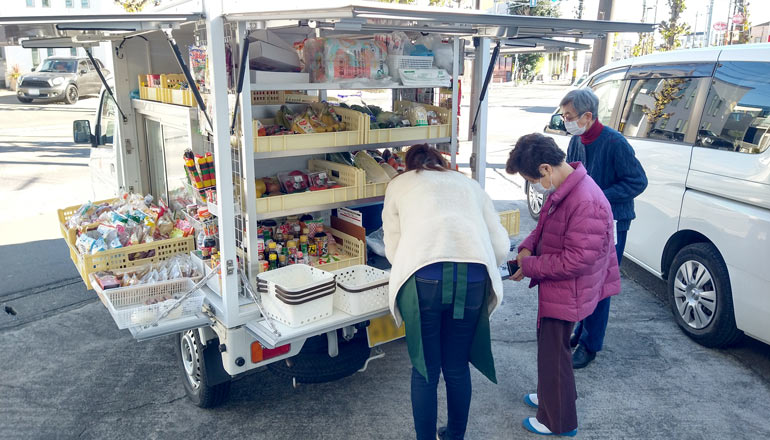 移動スーパー事業で地域の御用聞きを目指す