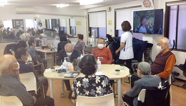 日常のデイサービス風景